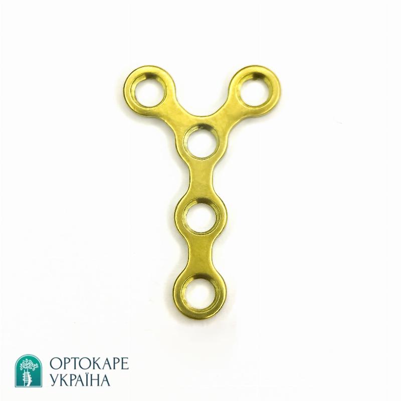 Y-подібна пластина з 5 отворами товщиною 0,6 мм